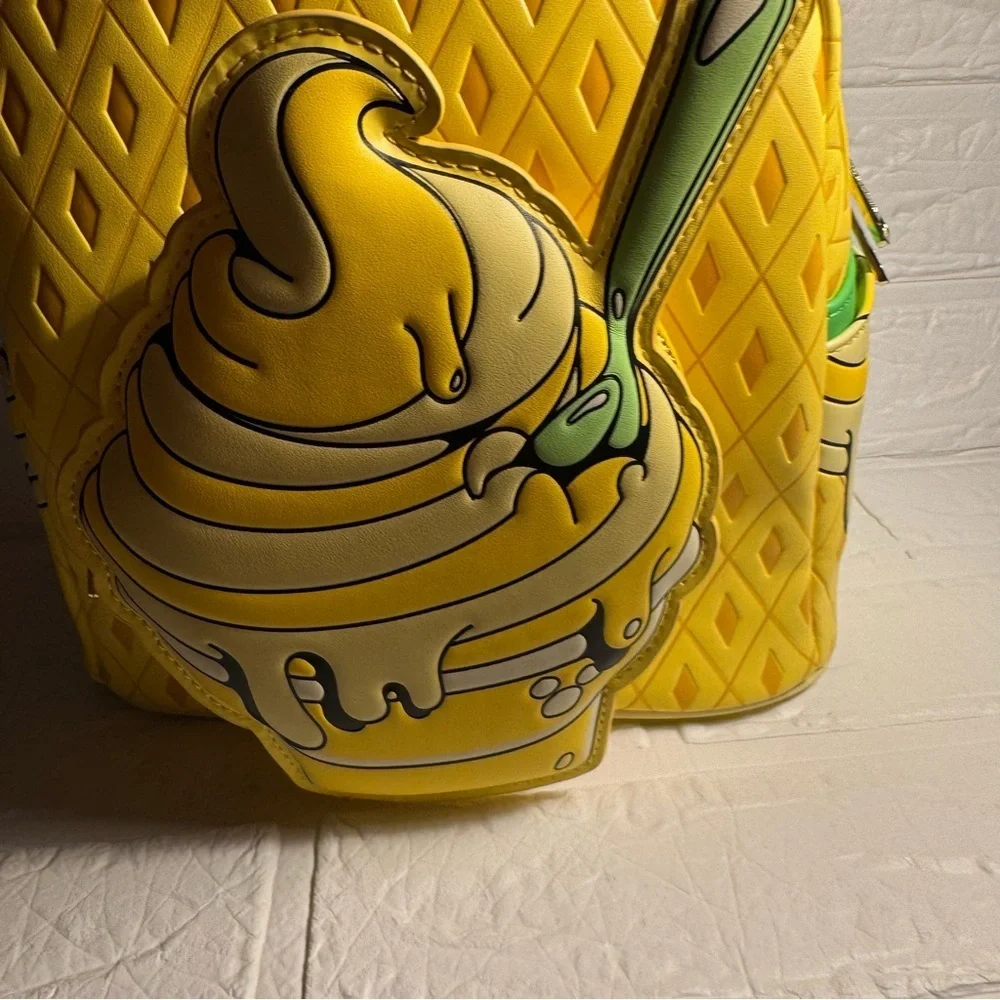 New Disney Eats Pineapple Swirl Loungefly Backpack